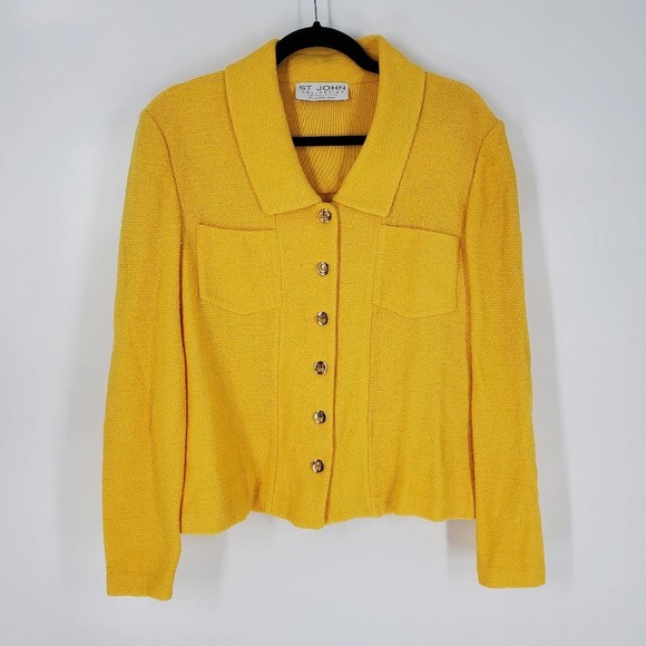 St. John Yellow Blazer - Picture 1 of 6
